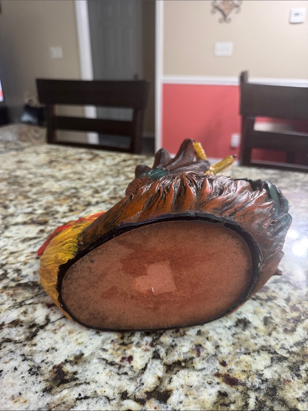 Decorative Rooster Wine Bottle Holder - Multicolor - Picture 4 of 4